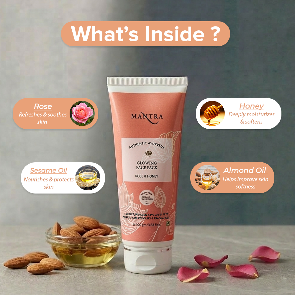 Rose Honey Glowing Face Pack - Image 4
