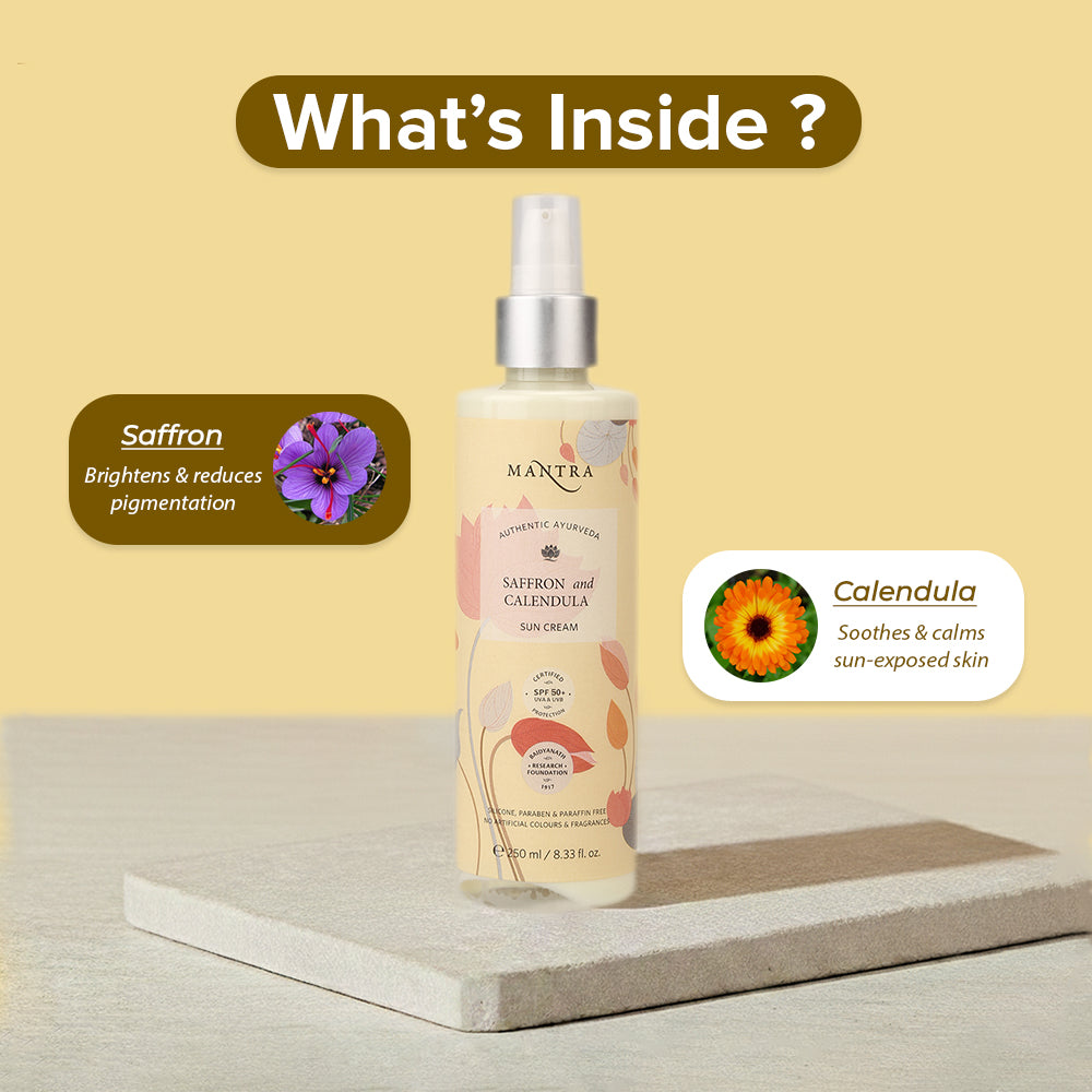 Saffron And Calendula Sun Cream Spf50 - Image 4