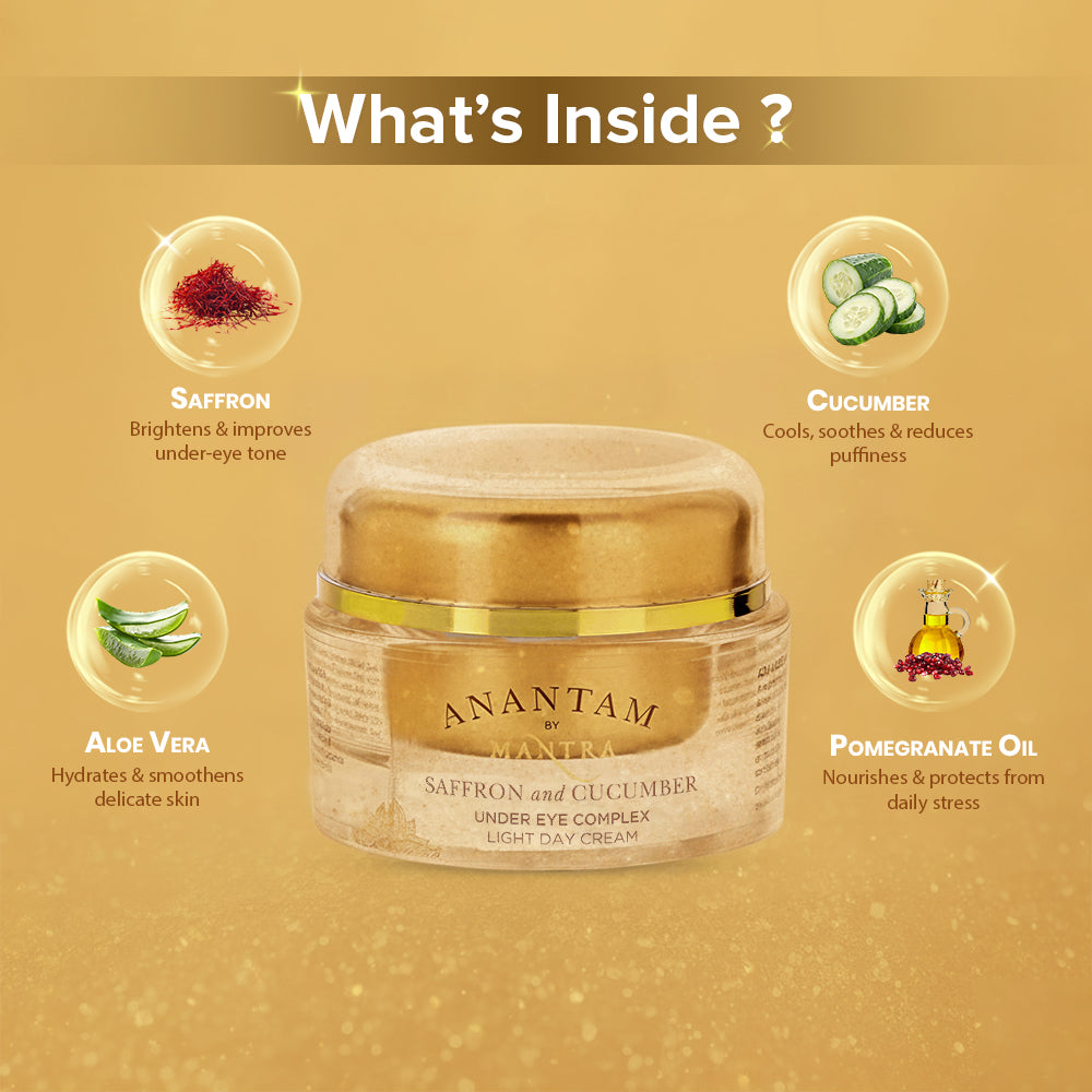 Saffron And Cucumber Under Eye Complex Light Day Cream - Image 4