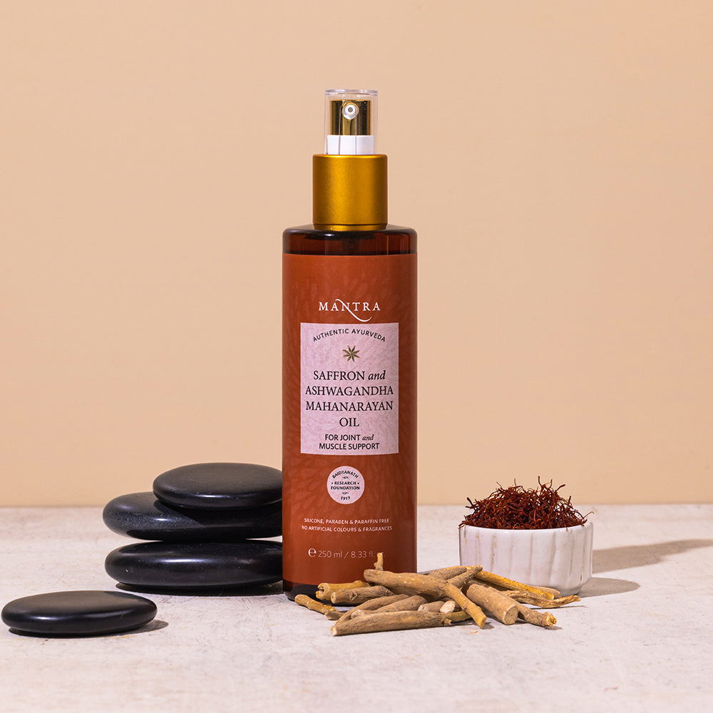 Saffron Ashwagandha Mahanarayan Oil For Joint And Muscle Support - Image 2