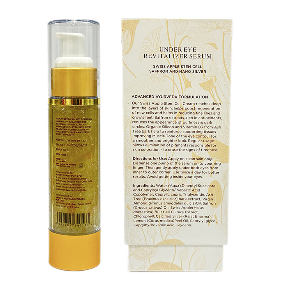 Under Eye Revitalizer Serum Swiss Apple Stem Cell Saffron And Nano Silver - Image 8