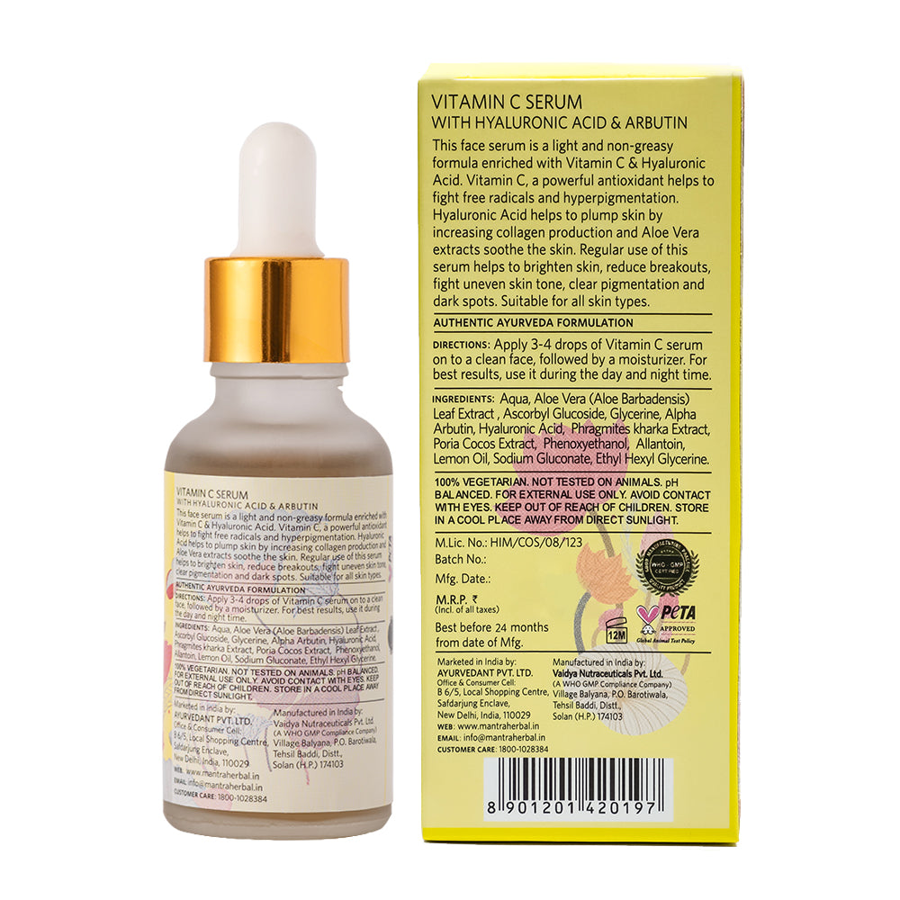 Vitamin C Serum With Hyaluronic Acid And Arbutin - Image 8