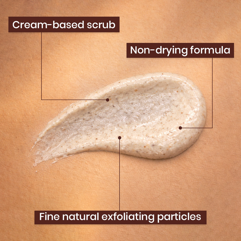 Walnut Wheat Germ Face Scrub For Men - Image 5