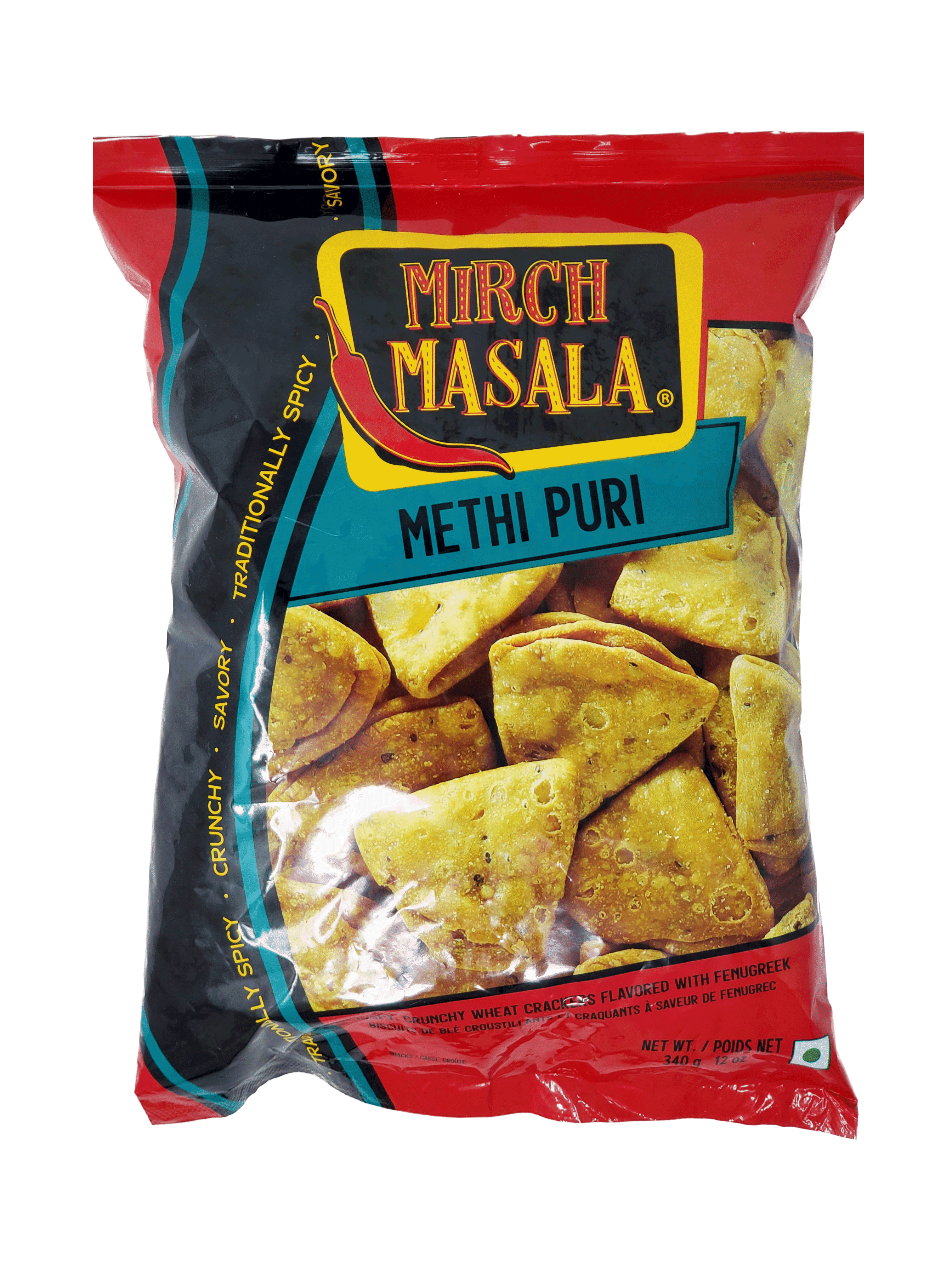 Mirch masala Methi puri 340g