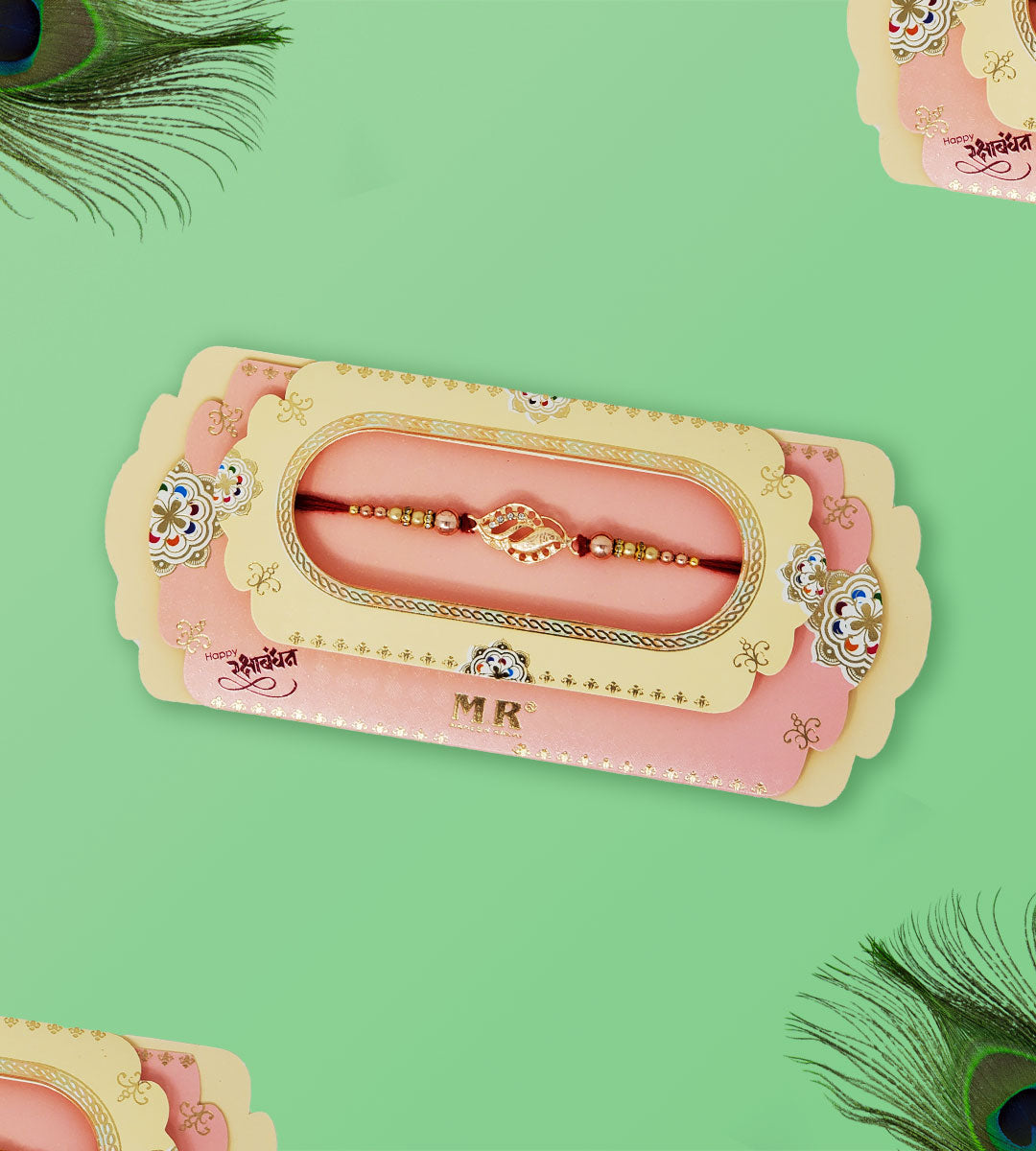 Mr Kundan Flower Designer Rakhi