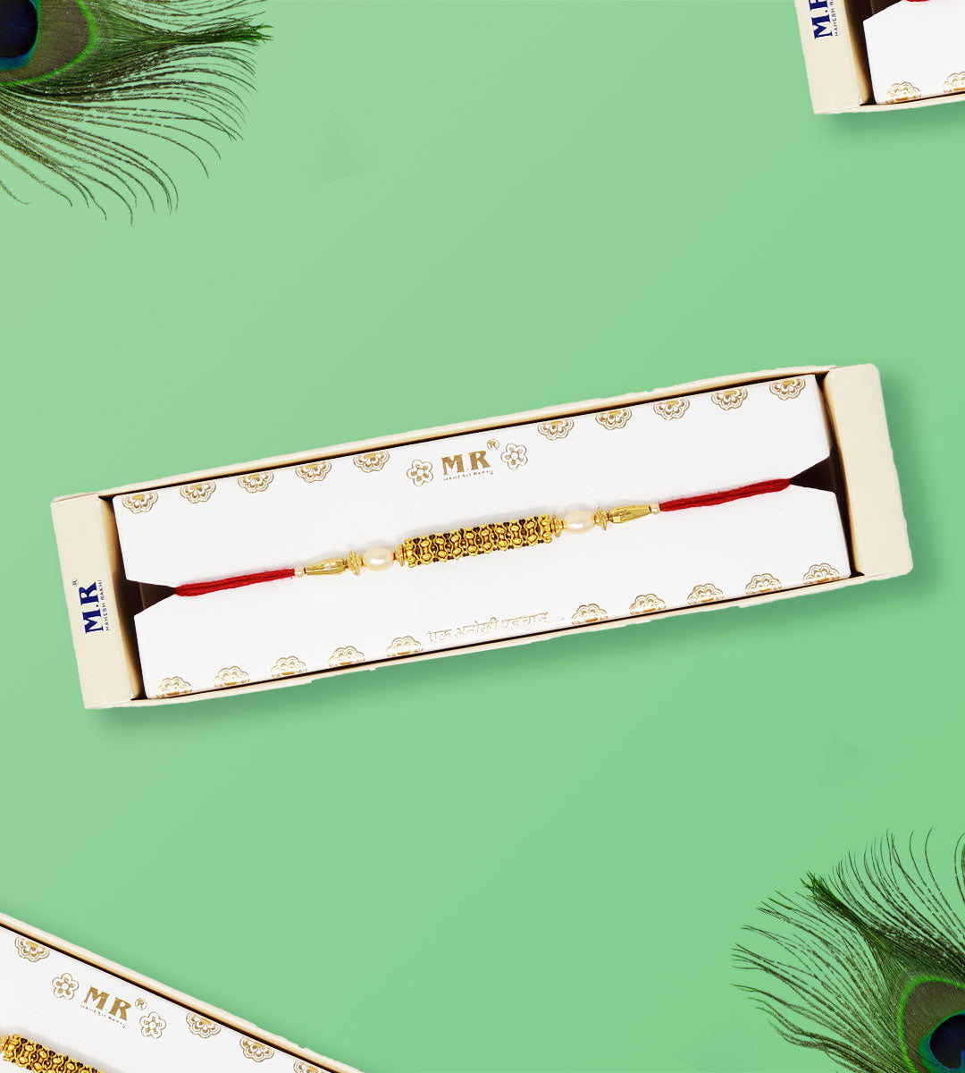 MR Stone Bracelet Rakhi