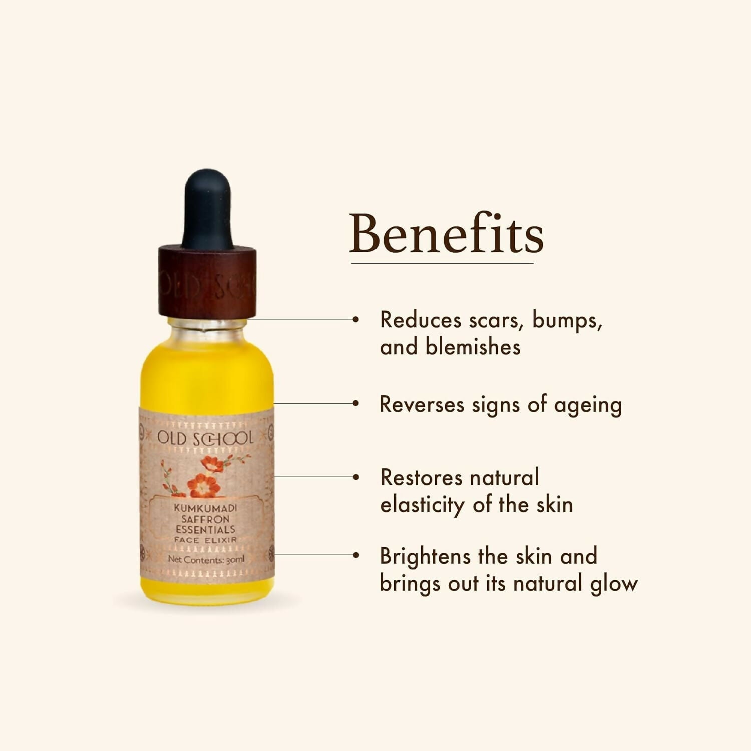 Old School Rituals Kumkumadi Saffron Face Elixir (Face Serum)