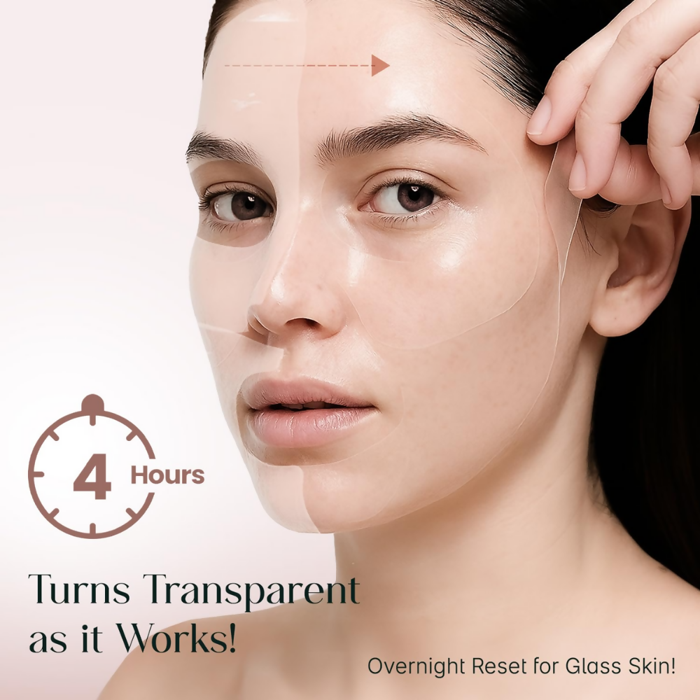 Seoulskin Collagen Glass Skin Overnight Mask + Snail Mucin Under Eye Patches