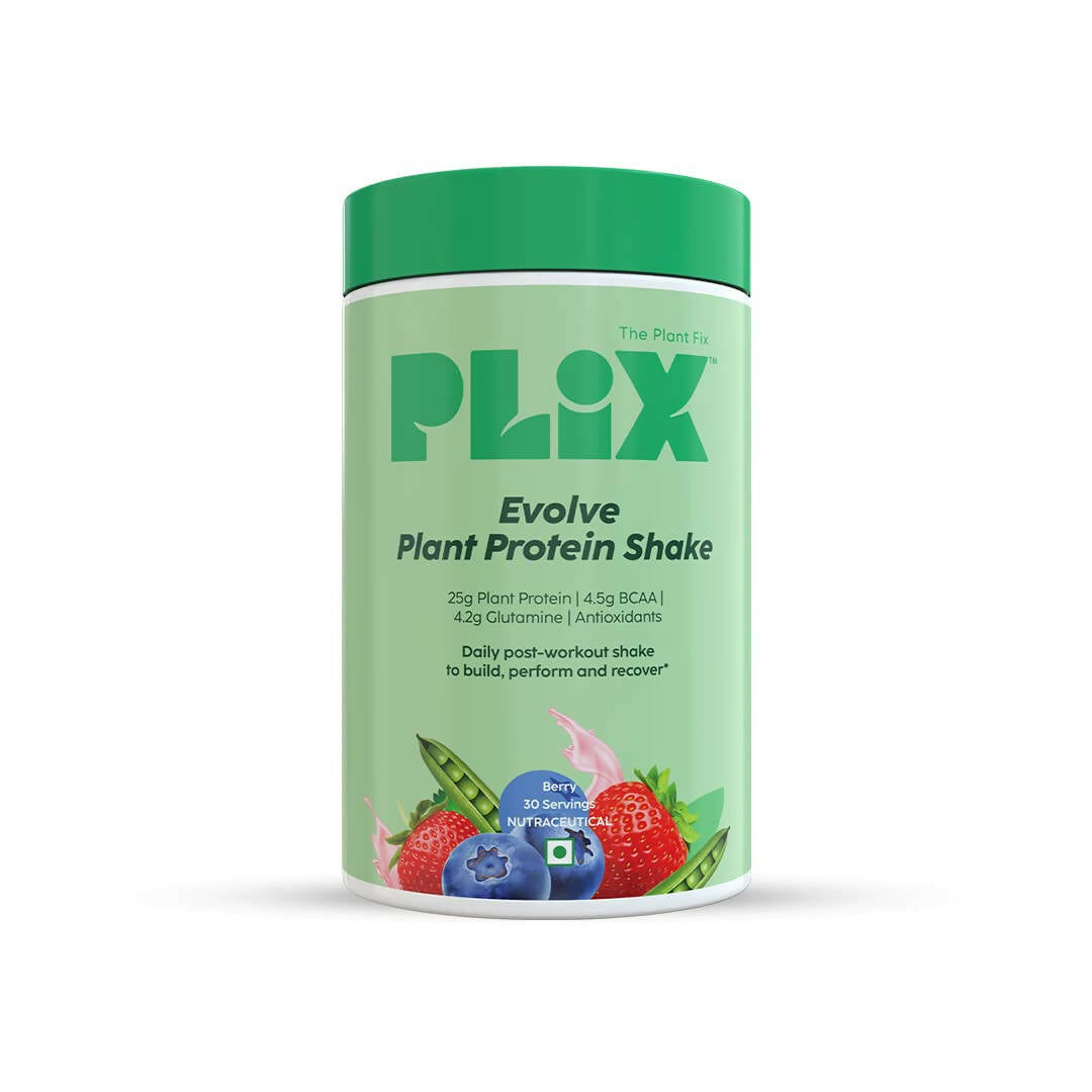 PLIX The Plant Fix Evolve Plant Protein Shake Powder - Mixed Berry