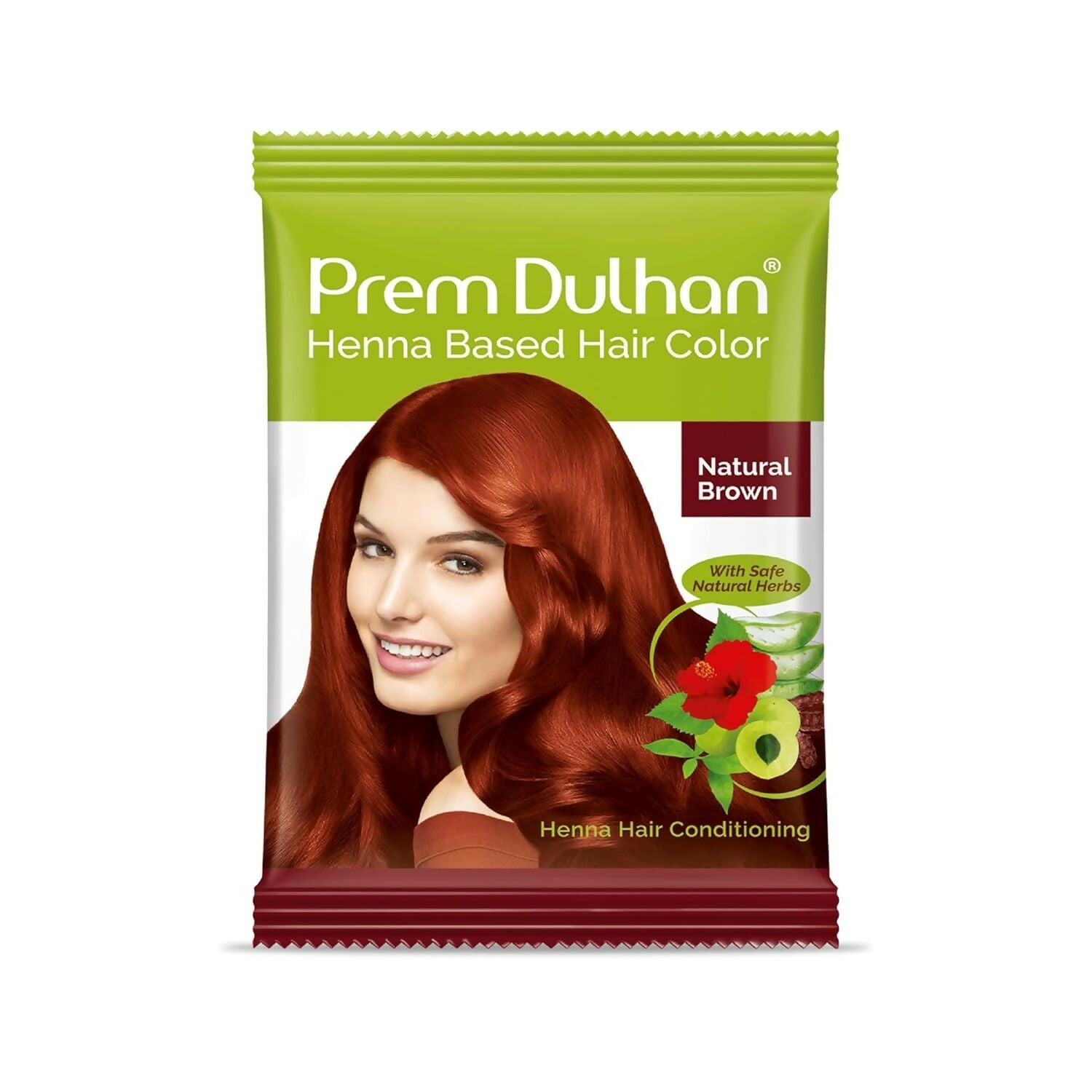Prem Dulhan Natural Brown Henna Based Hair Color