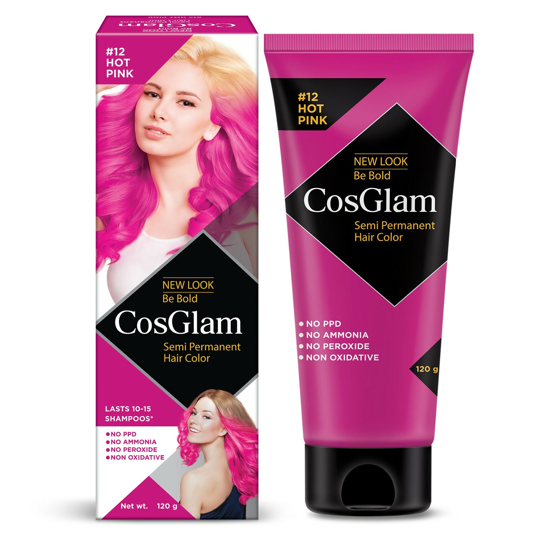 Cosglam Semi Permanent Hair Color for Women & Men (