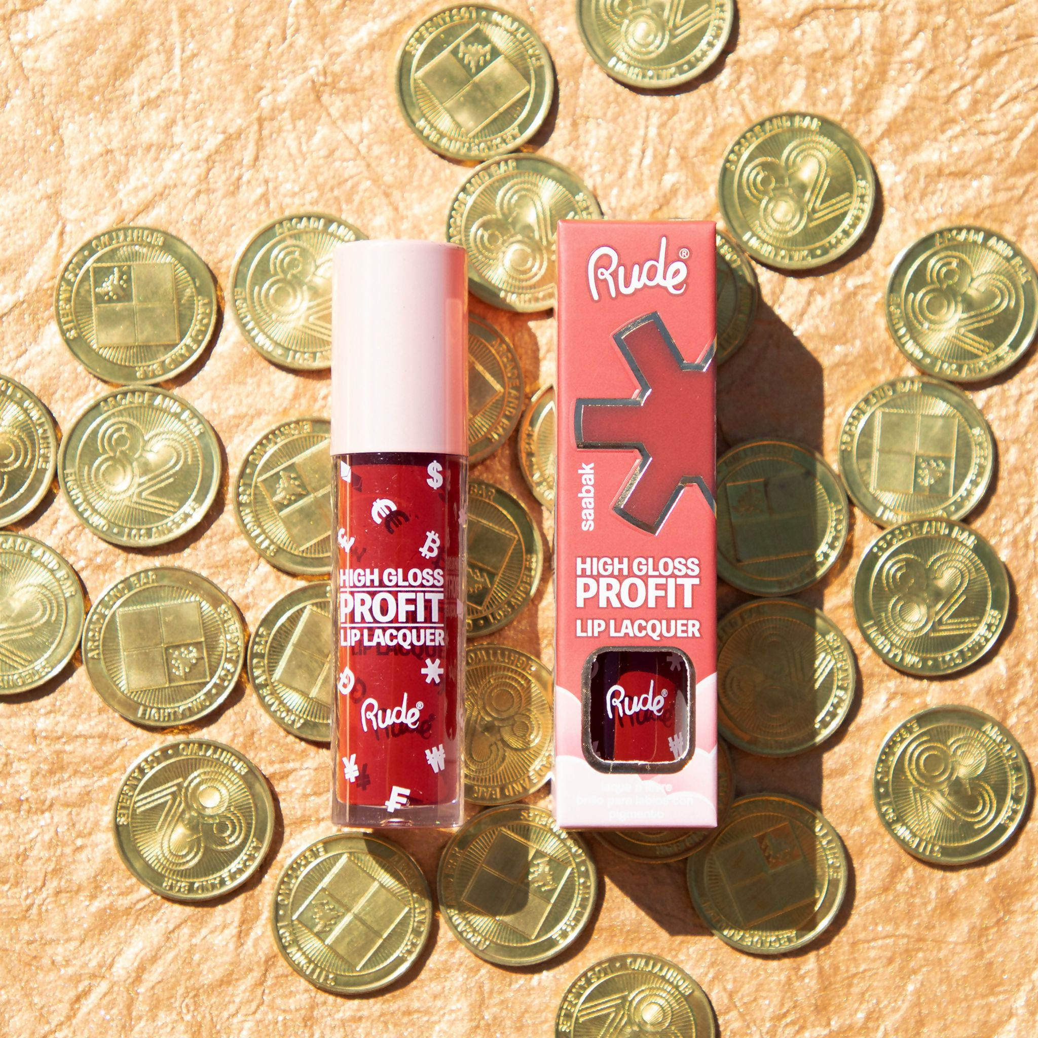 Rude Cosmetics High Gloss Profit Lip Lacquer - Sabacc
