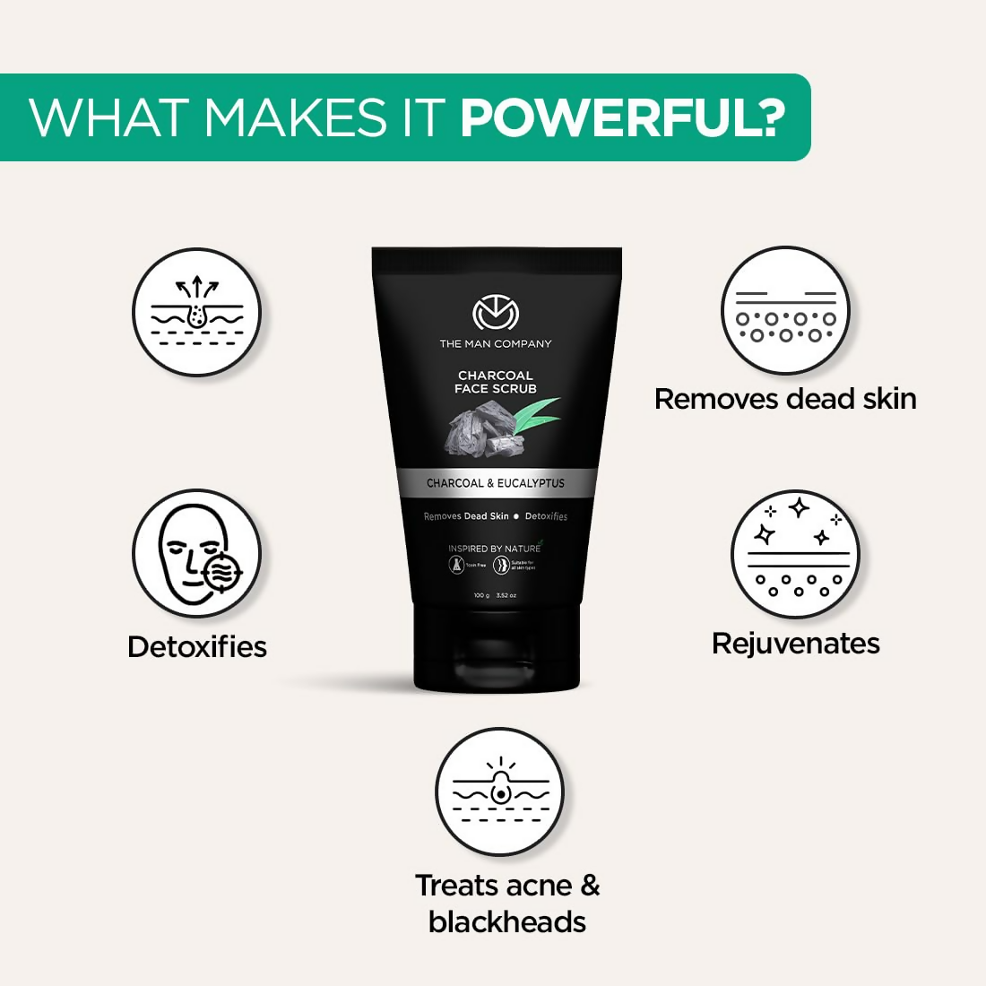 The Man Company Charcoal Face Care Kit