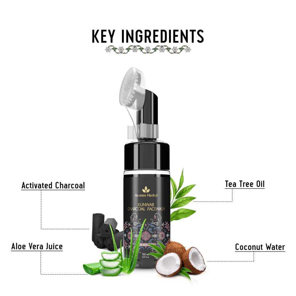Avime herbal Kunwar Charcoal Facewash