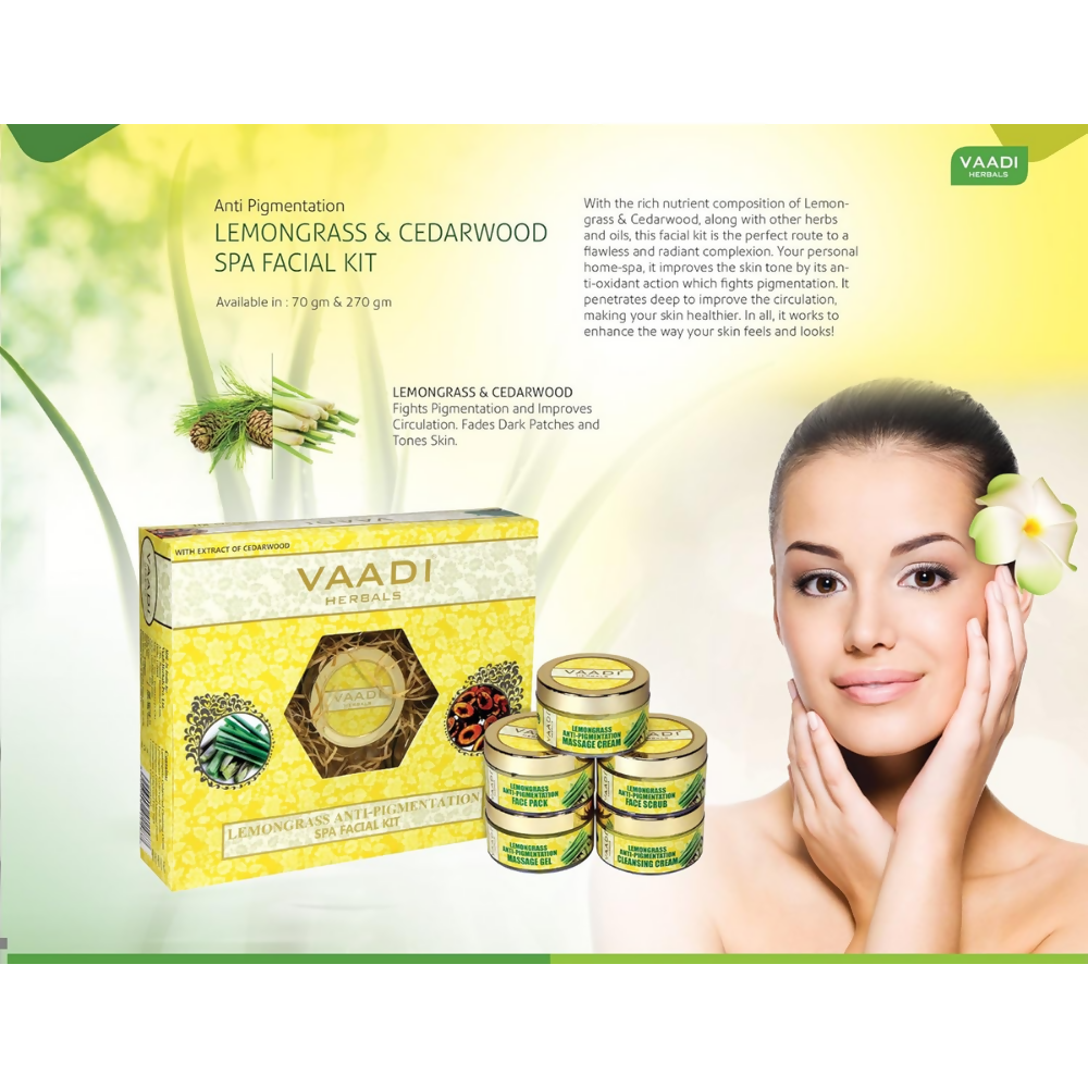 Vaadi Herbals Lemongrass Anti Pigmentation Spa Facial Kit