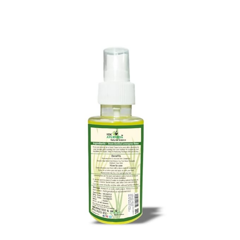 VedicAyurveda Lemongrass Hydrosol Skin Toner