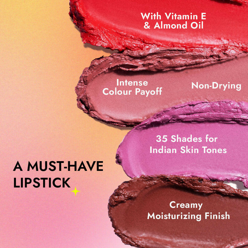 Nykaa So Creme Creamy Matte Lipstick - Game On