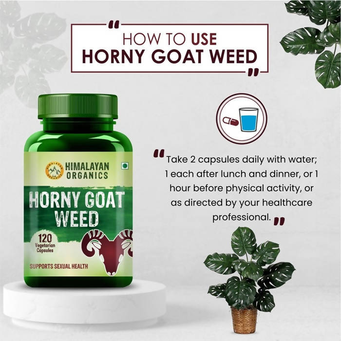 Himalayan Organics Horny Goat Weed Vegetarian Capsules
