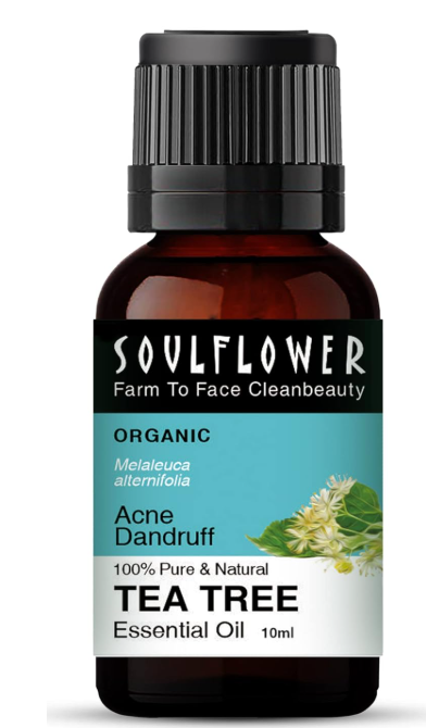 Soulflower Organic Tea Tree Essential Oil - 10 ml
