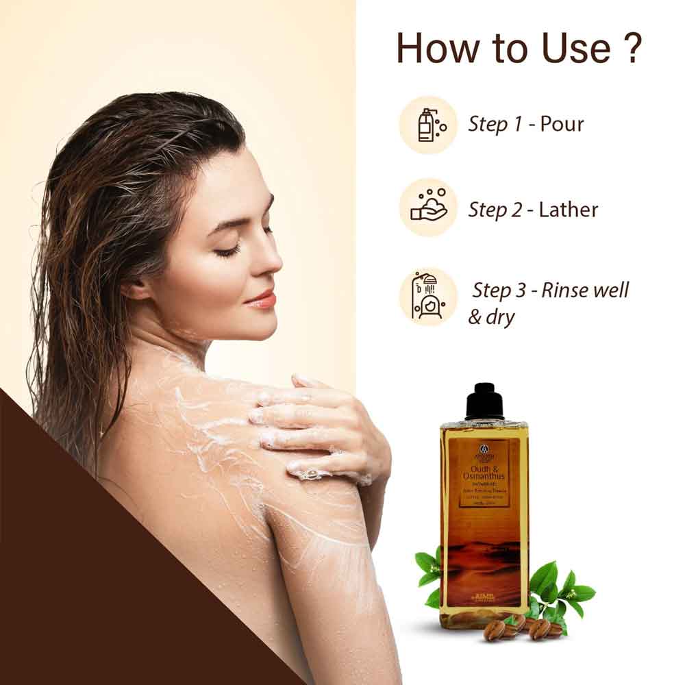 Ayouthveda Oudh & Osmanthus Shower Gel