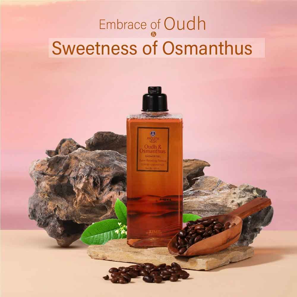 Ayouthveda Oudh & Osmanthus Shower Gel
