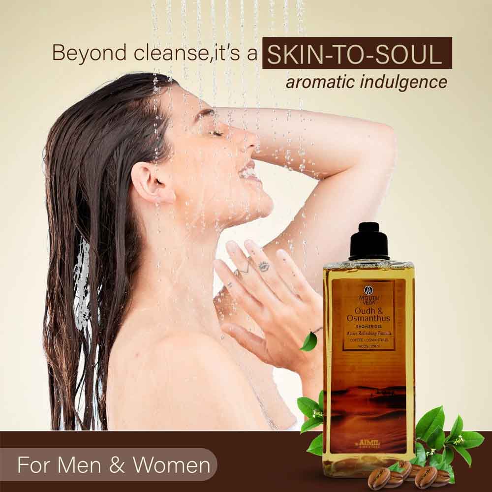 Ayouthveda Oudh & Osmanthus Shower Gel