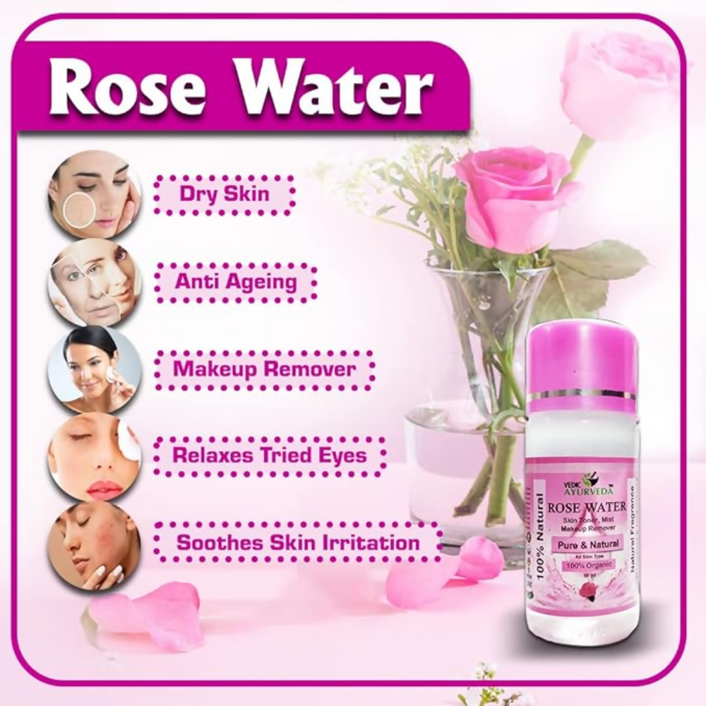 VedicAyurveda Rose water