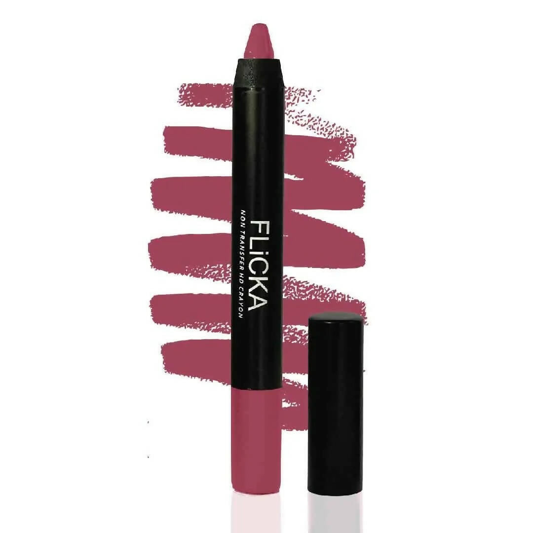 FLiCKA Lasting Lipsence Crayon Lipstick 03 Lazy In Bed - Coral