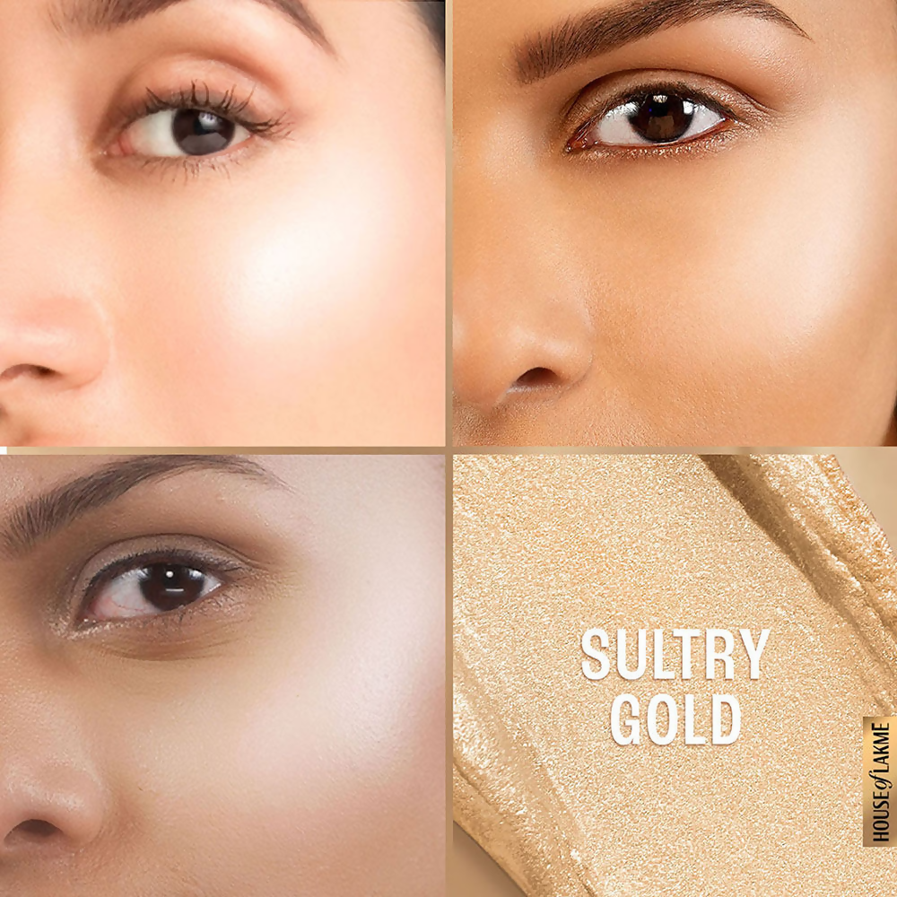 Lakme 9 to 5 Powerplay Velvet Creme Highlighter - Sultry Gold