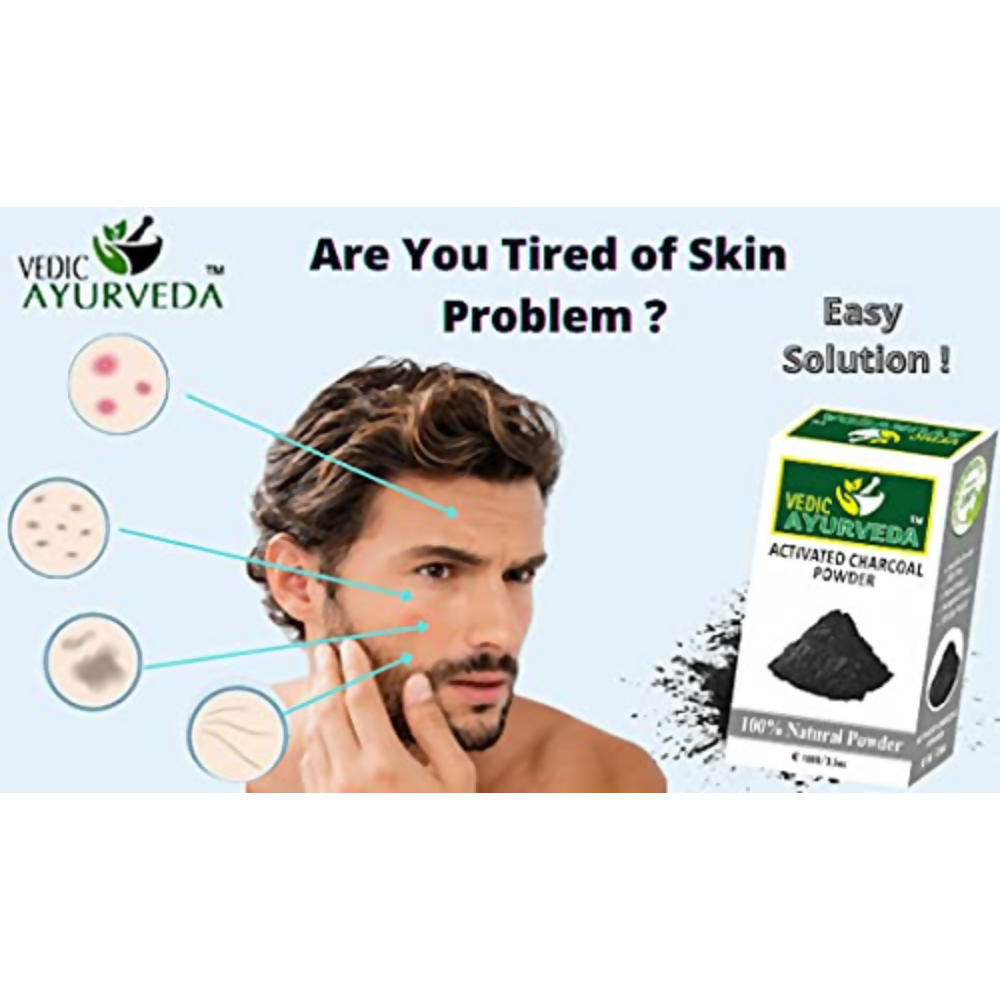 VedicAyurveda Activated Charcoal Powder