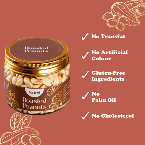 Gladful Roasted Salted Peanut Jar