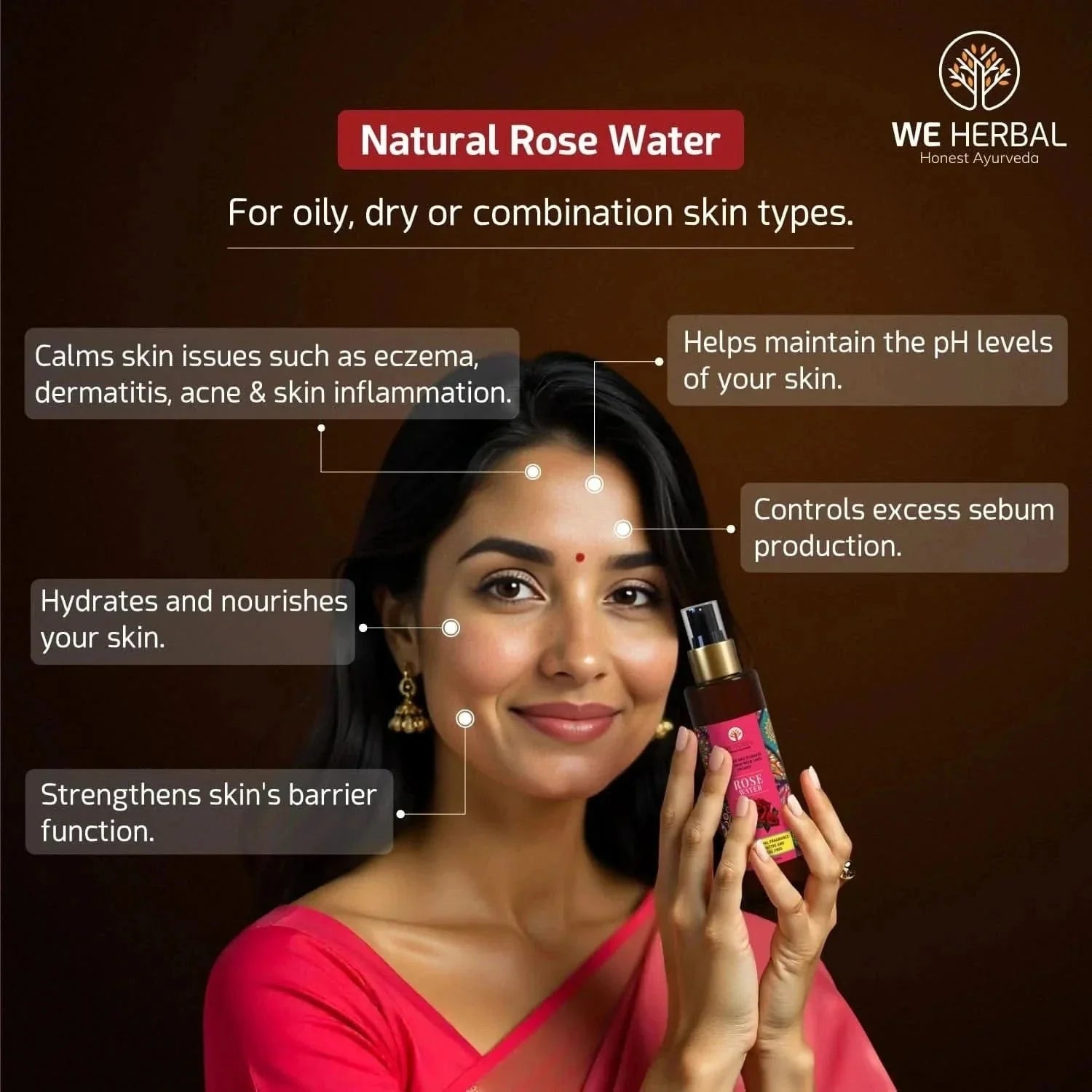 We Herbal Pure Rose Water: The Best Toner And Hydrating Solution For Your Skin