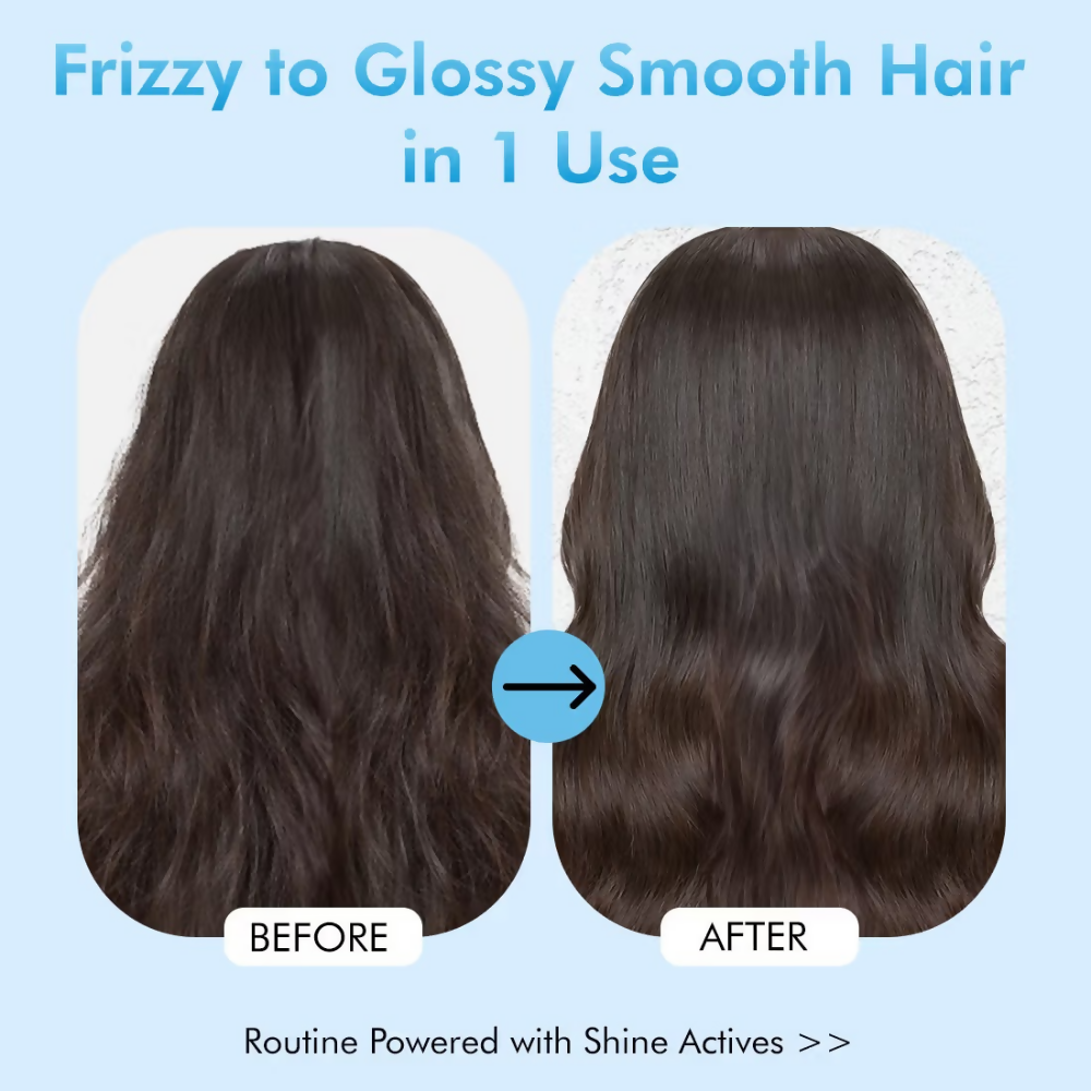 mCaffeine Glass Hair Wash Duo Shampoo & Conditioner