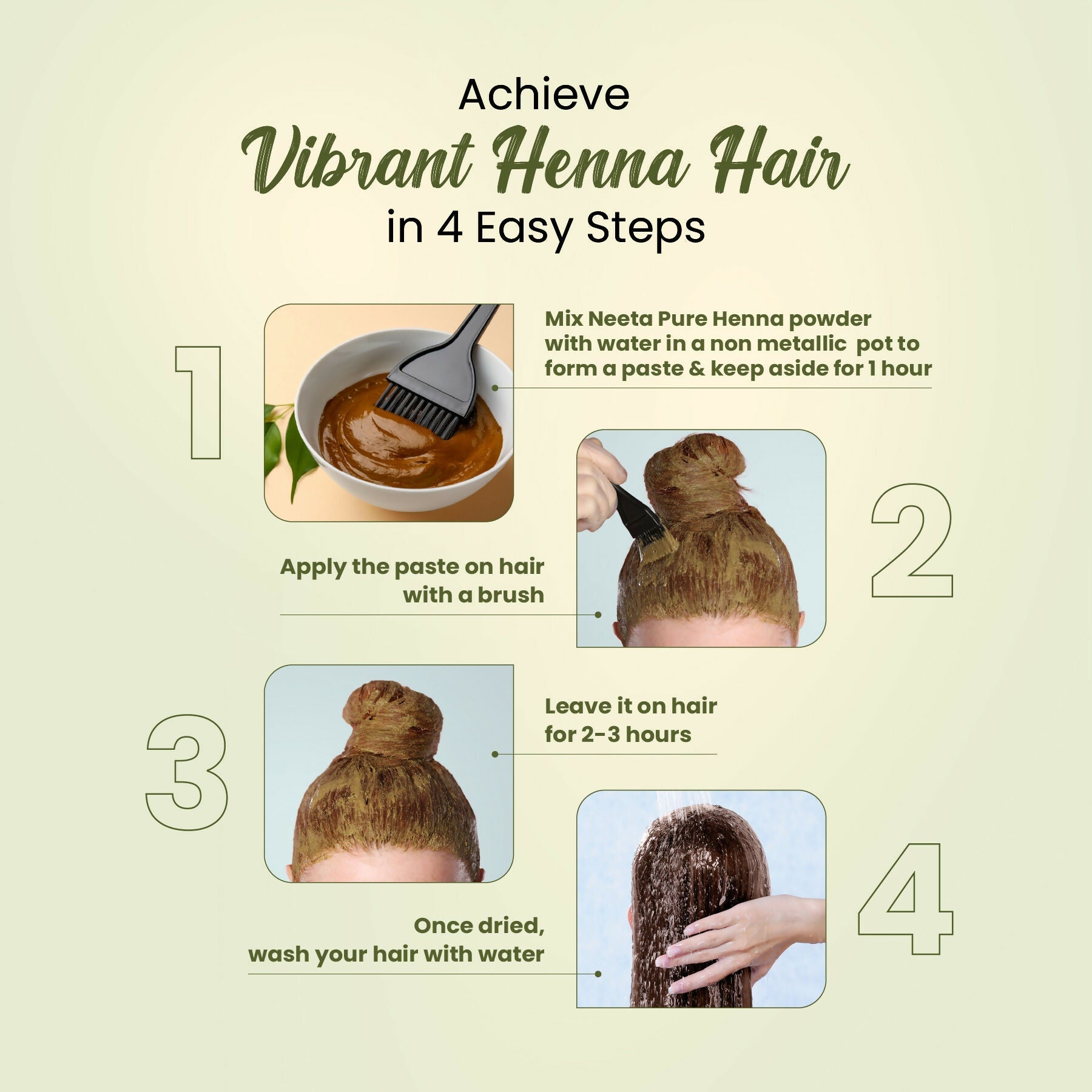 Neeta Pure Henna Soft & Shiny Natural Looking Hair Color