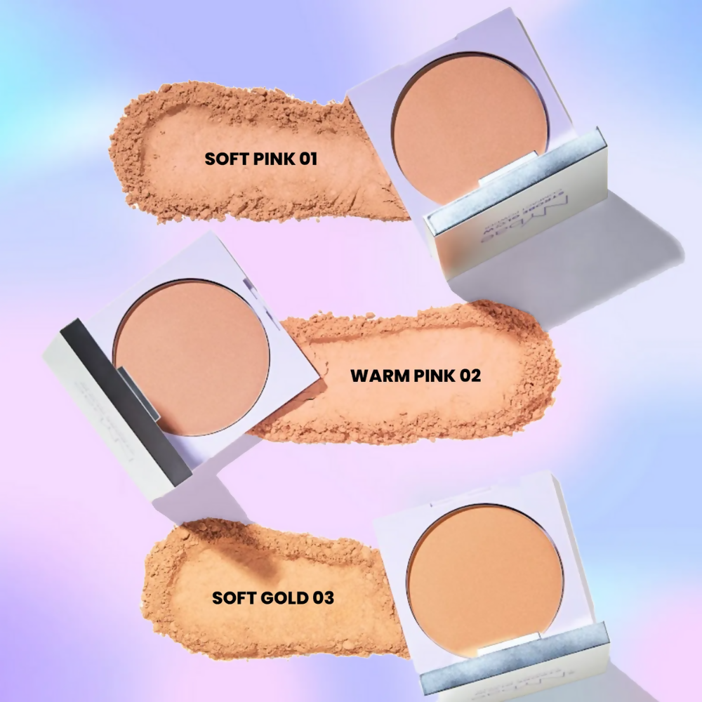 NY Bae Strobe Glow Compact Powder - Warm Pink 02