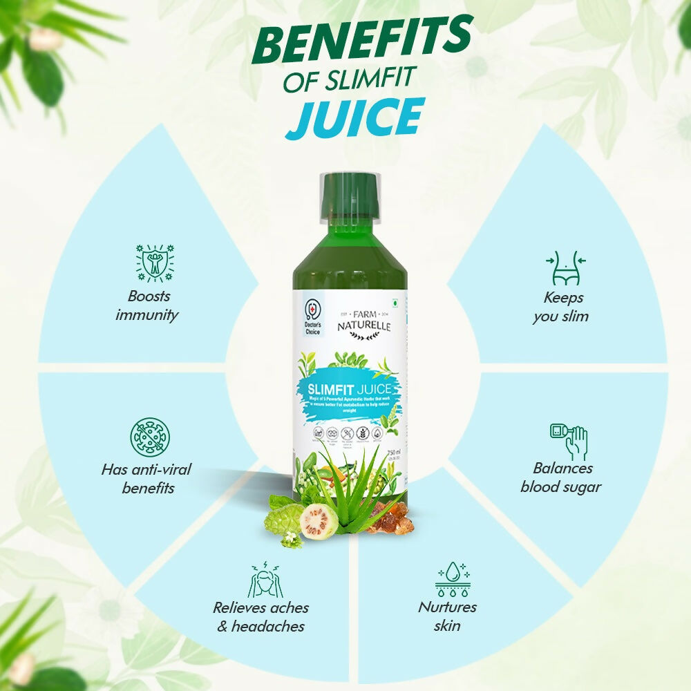 Farm Naturelle Slimfit Juice - Boosts Metabolism and Supports Weight Loss