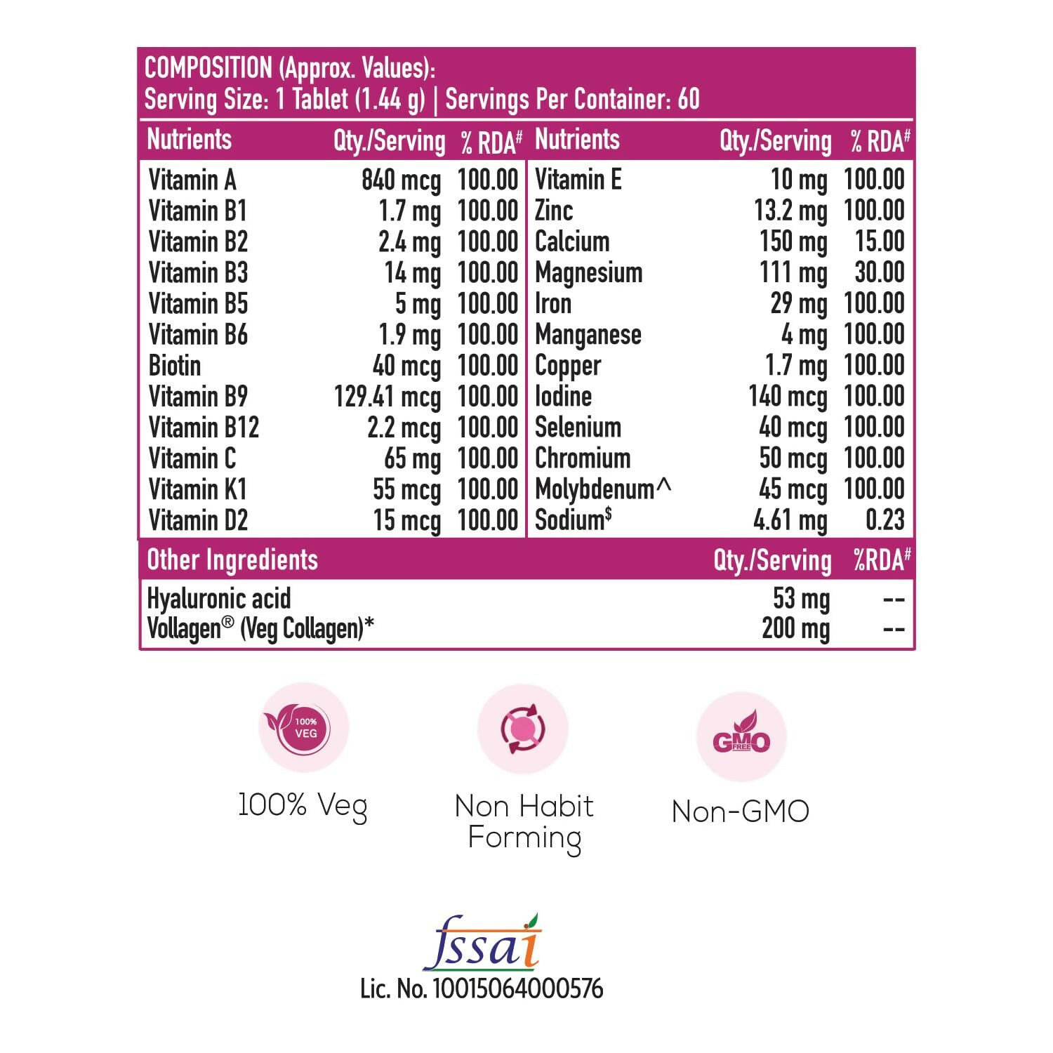 HK Vitals Multivitamin Plus Women Tablets