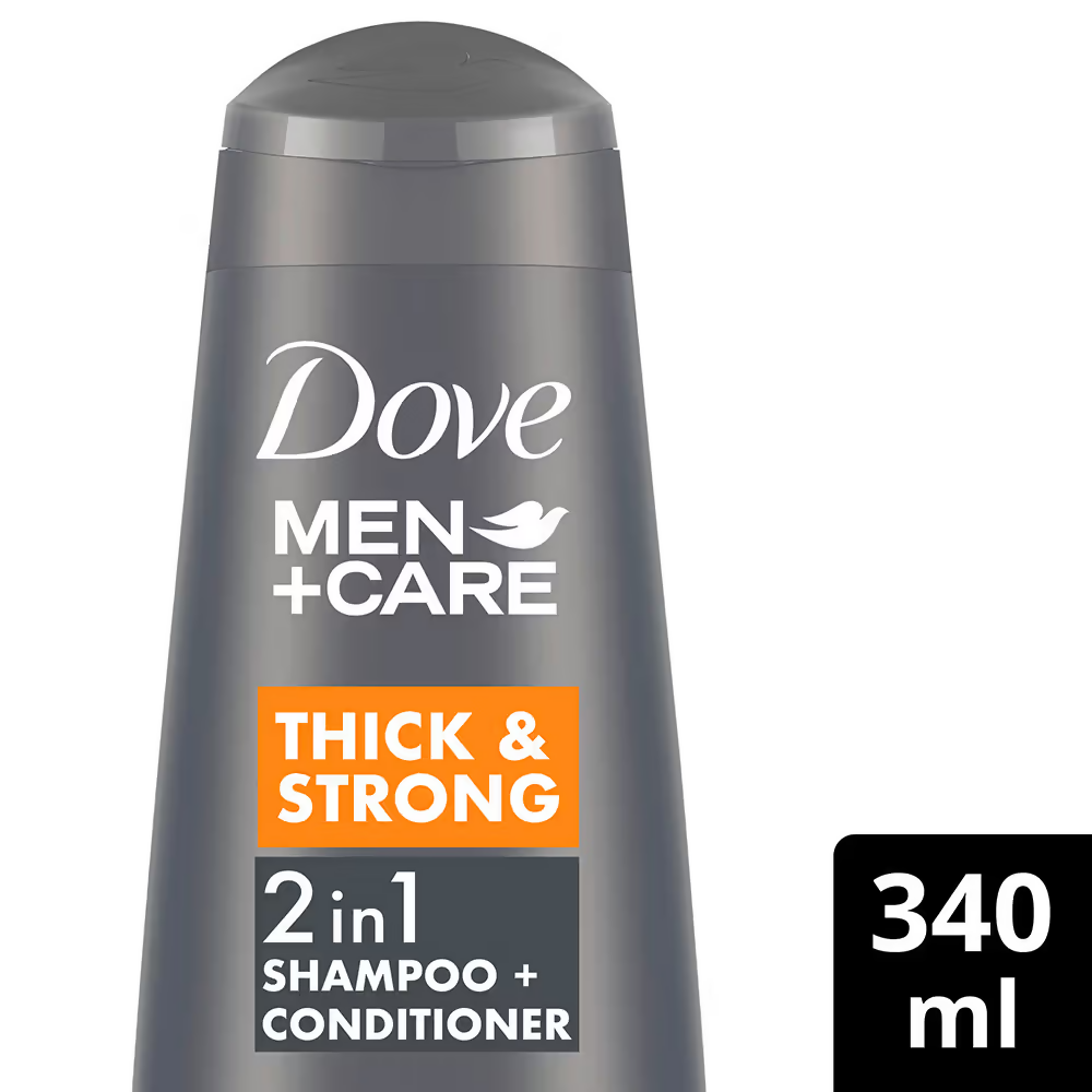 Dove Men + Care Thick & Strong 2 In 1 Shampoo + Conditioner