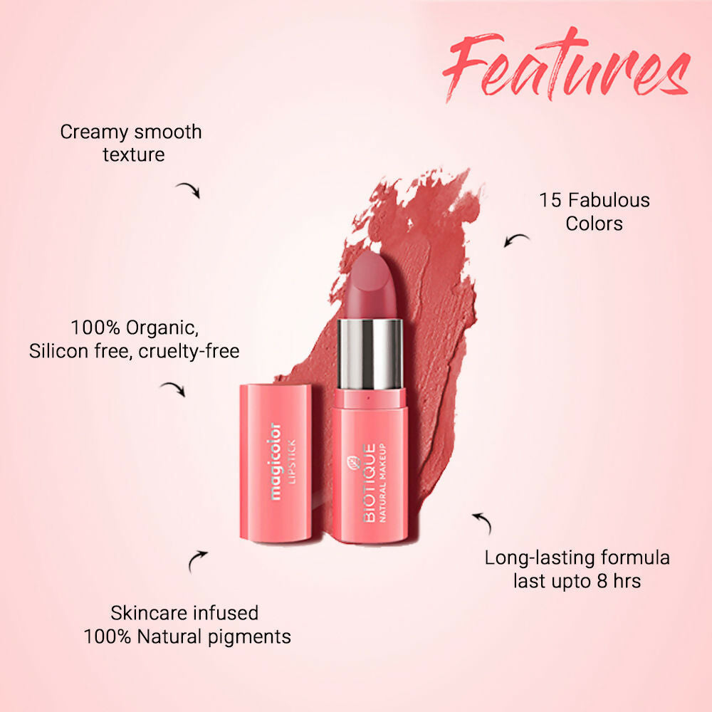 Biotique Magicolor Lipstick - Bond Girl
