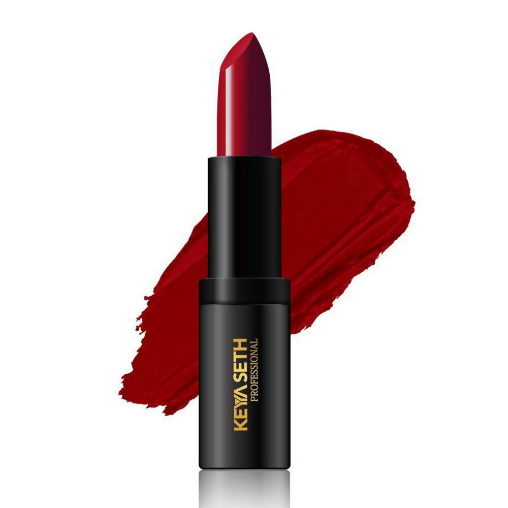 Keya Seth Aromatherapy Professional Matte Lipstick - Deep Bright Red