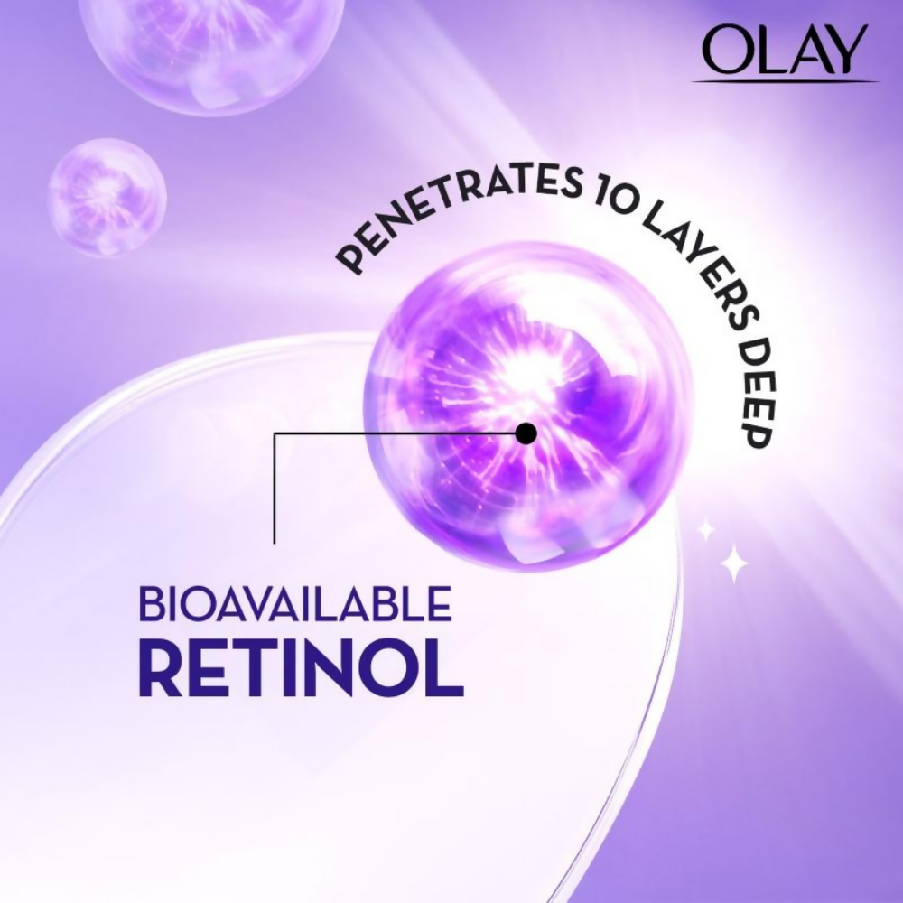 Olay Retinol Kit For Overnight Repair, Anti-Ageing Night Cream With Cleanser