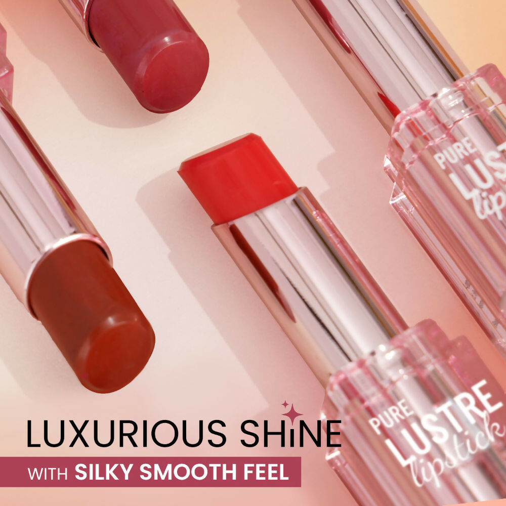 Swiss Beauty High Shine Finish Smooth Glide Pure Lustre Lipstick - 7 Twisted Caramel