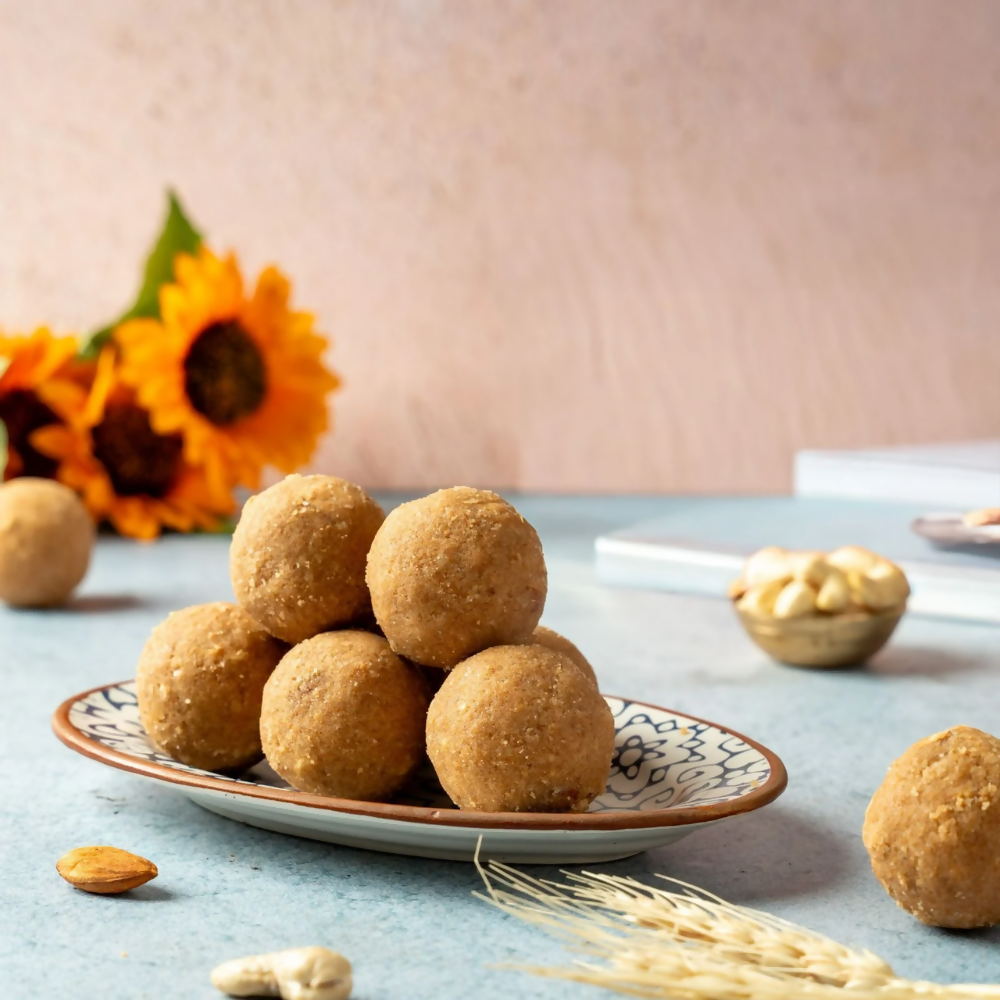 Haldiram's Atta Ladoo with Roasted Chana Ladoo