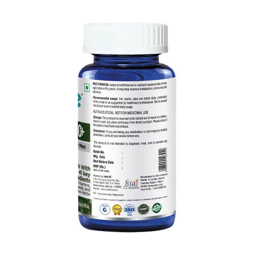 Onelife Multi Vitamin For 50+ Men Tablets