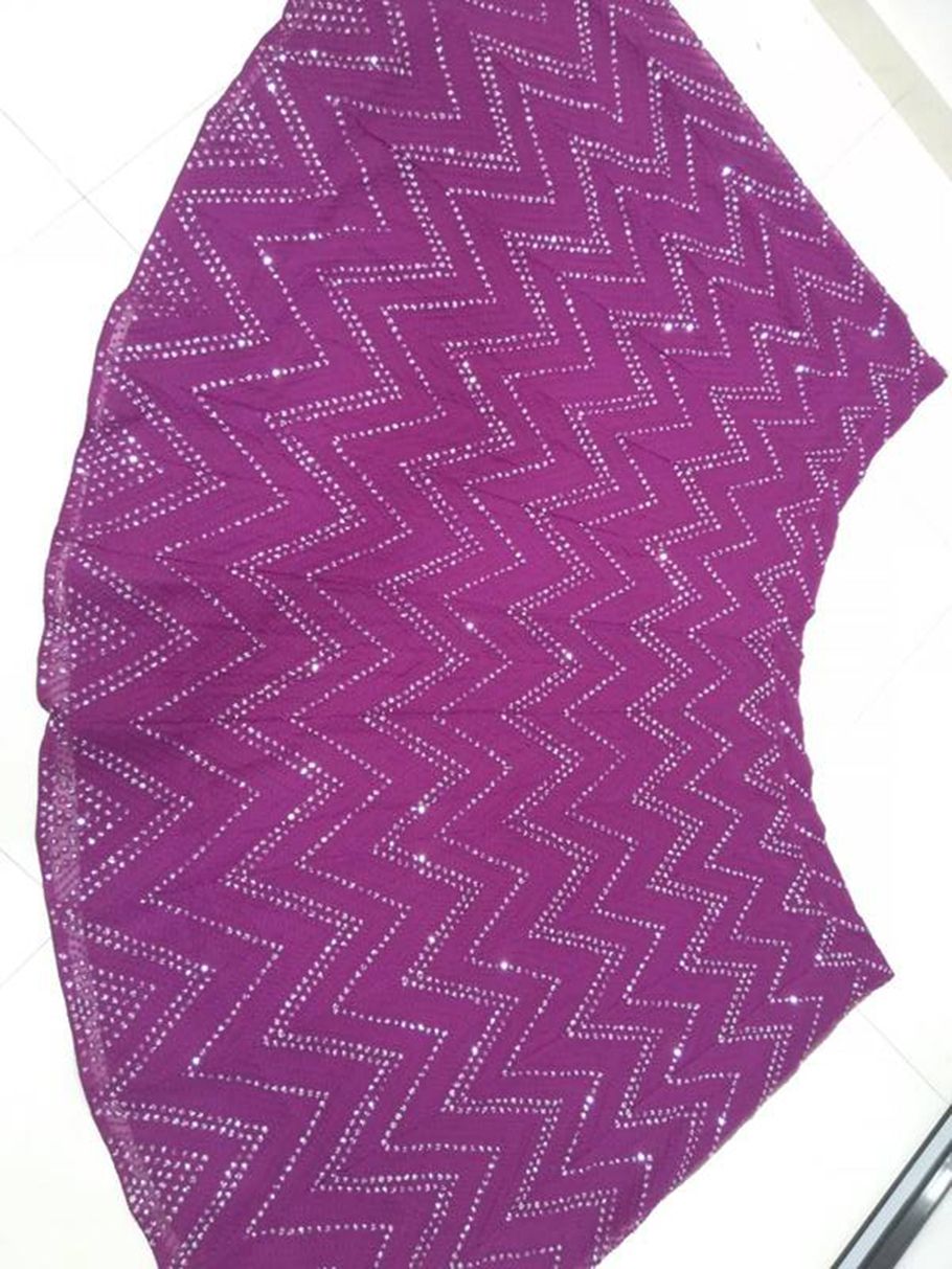 Aastha fashion Dark green Foux Georgette lehanga blouse Embroidery Work