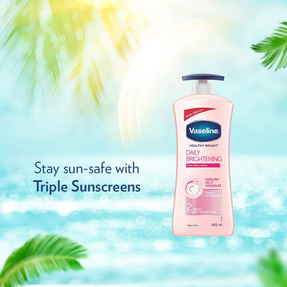 Vaseline Healthy Bright Daily Brightening Body Lotion (400 ml)