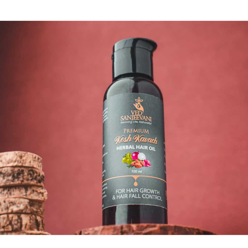 Ved Sanjeevani Kesh Kavach Herbal Hair Oil