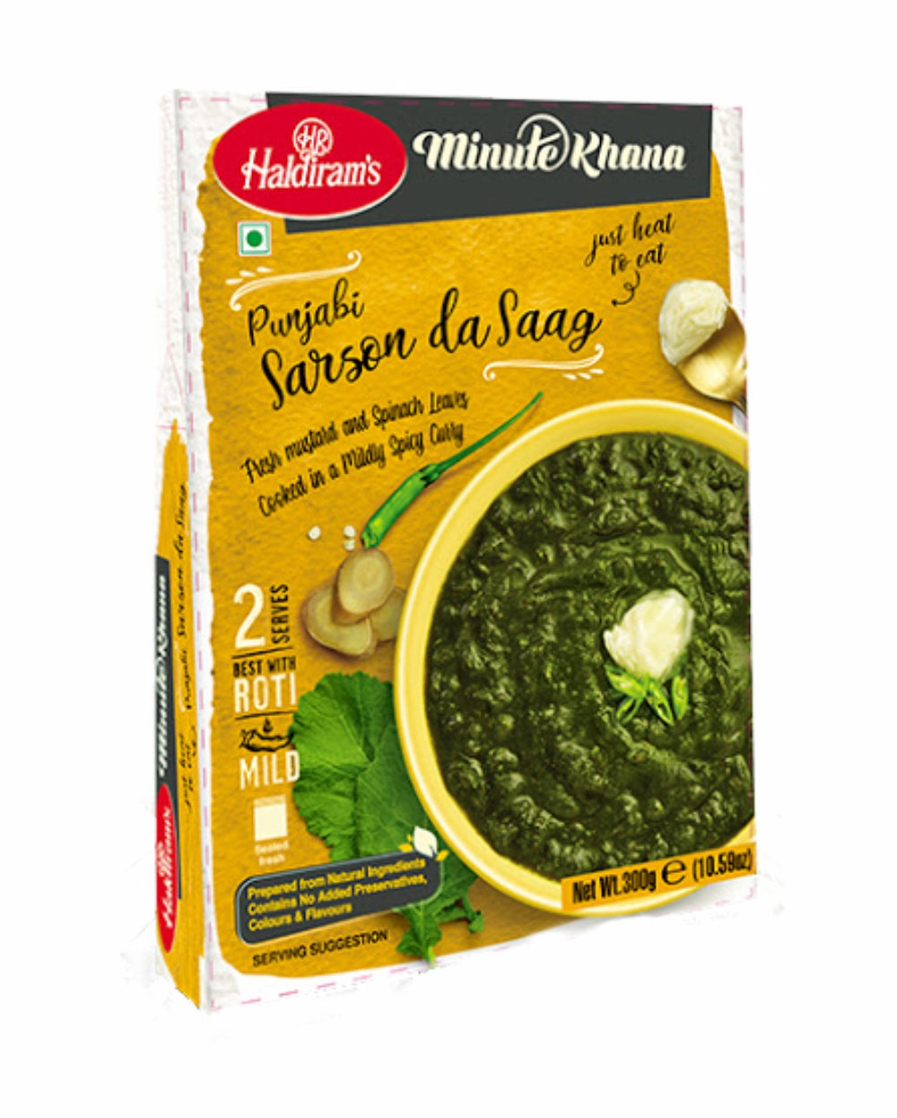 Haldiram's Ready Meal Punjabi Sarson Da Saag 300gm