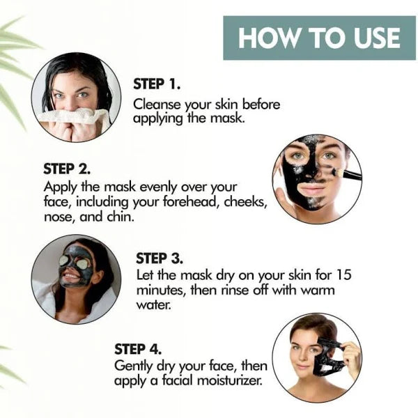 Nuerma Science Charcoal Face Mask | Deep Cleanse and Exfoliates