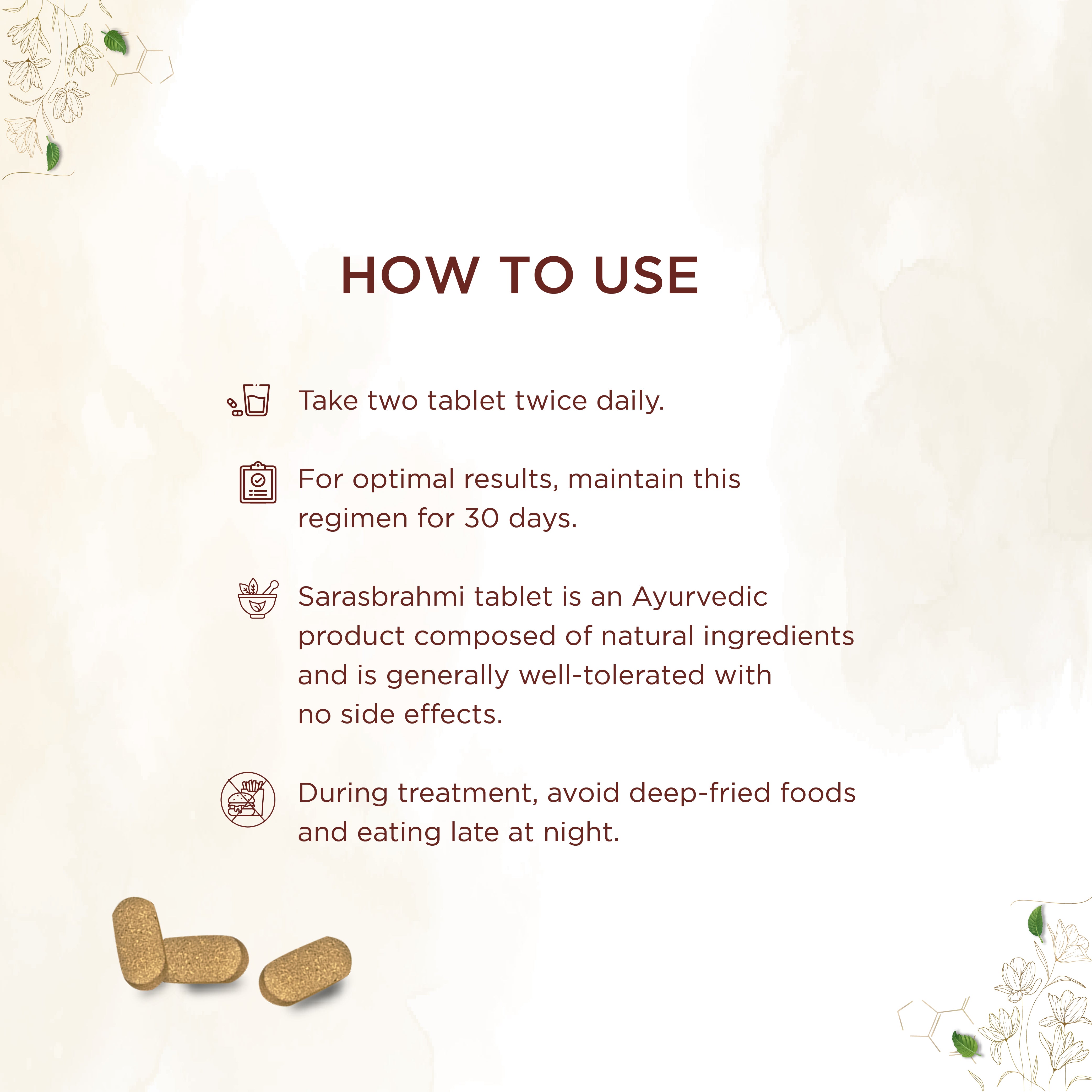 Shreevarma Saras Brahmi Tablets